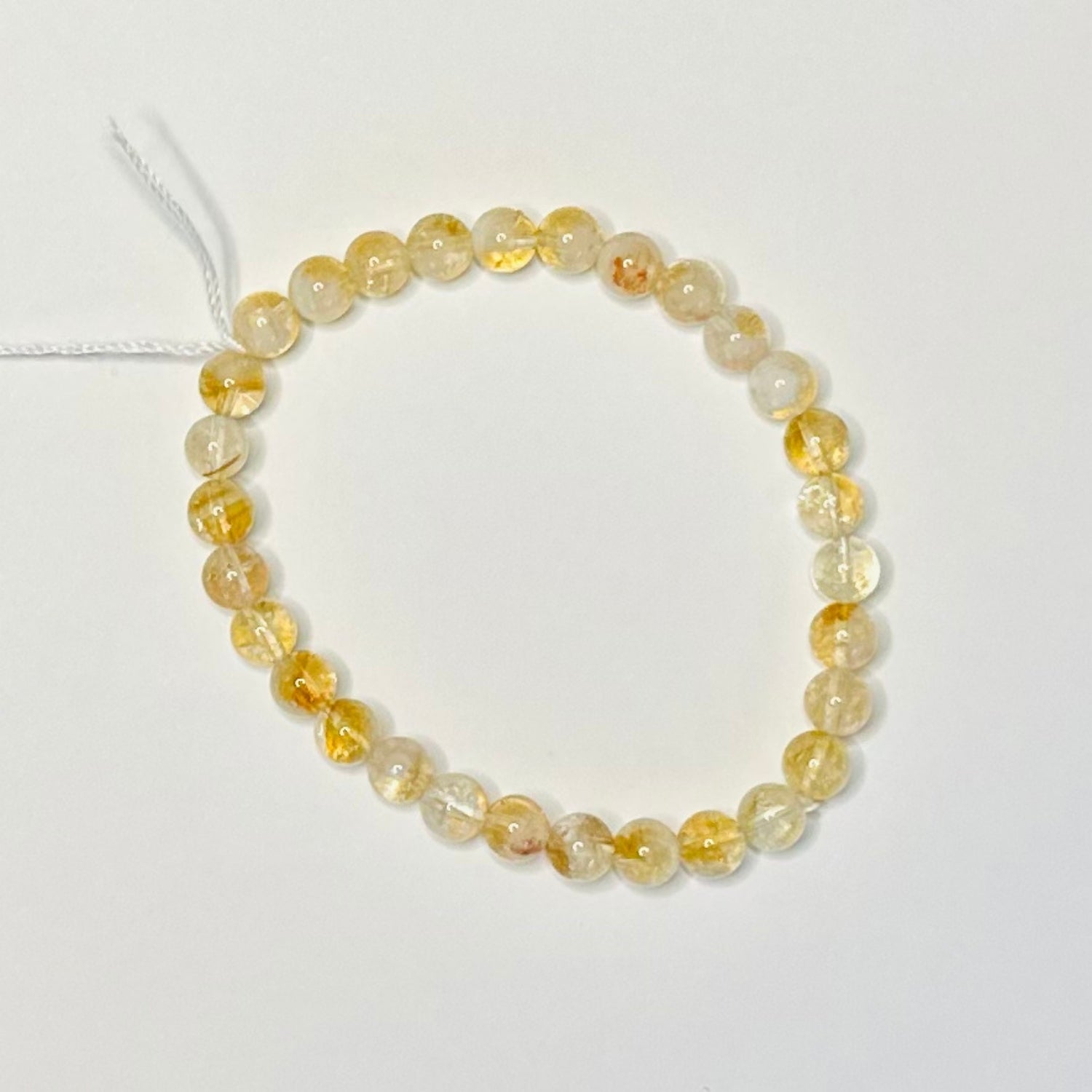 Citrine Semi Precious Beads Bracelet