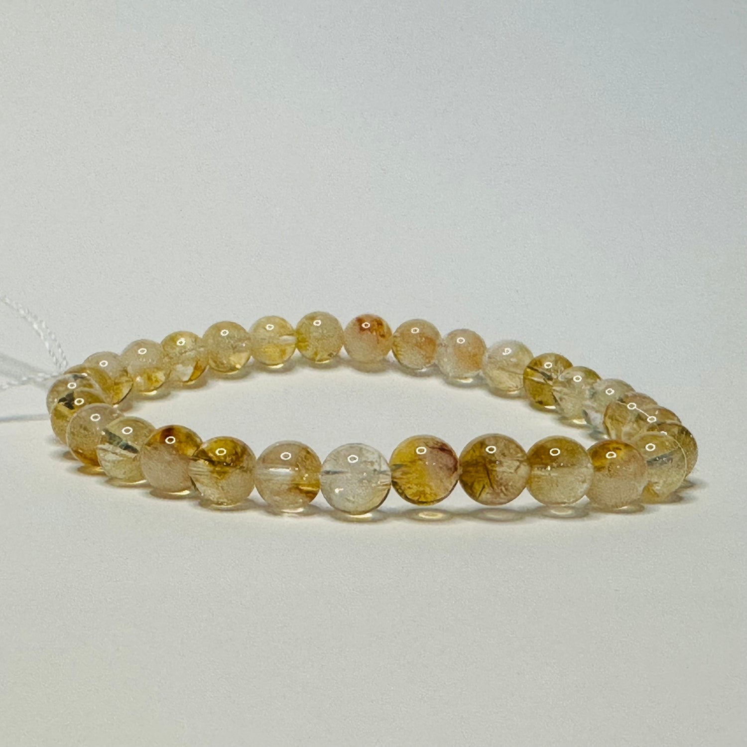 Citrine Semi Precious Beads Bracelet