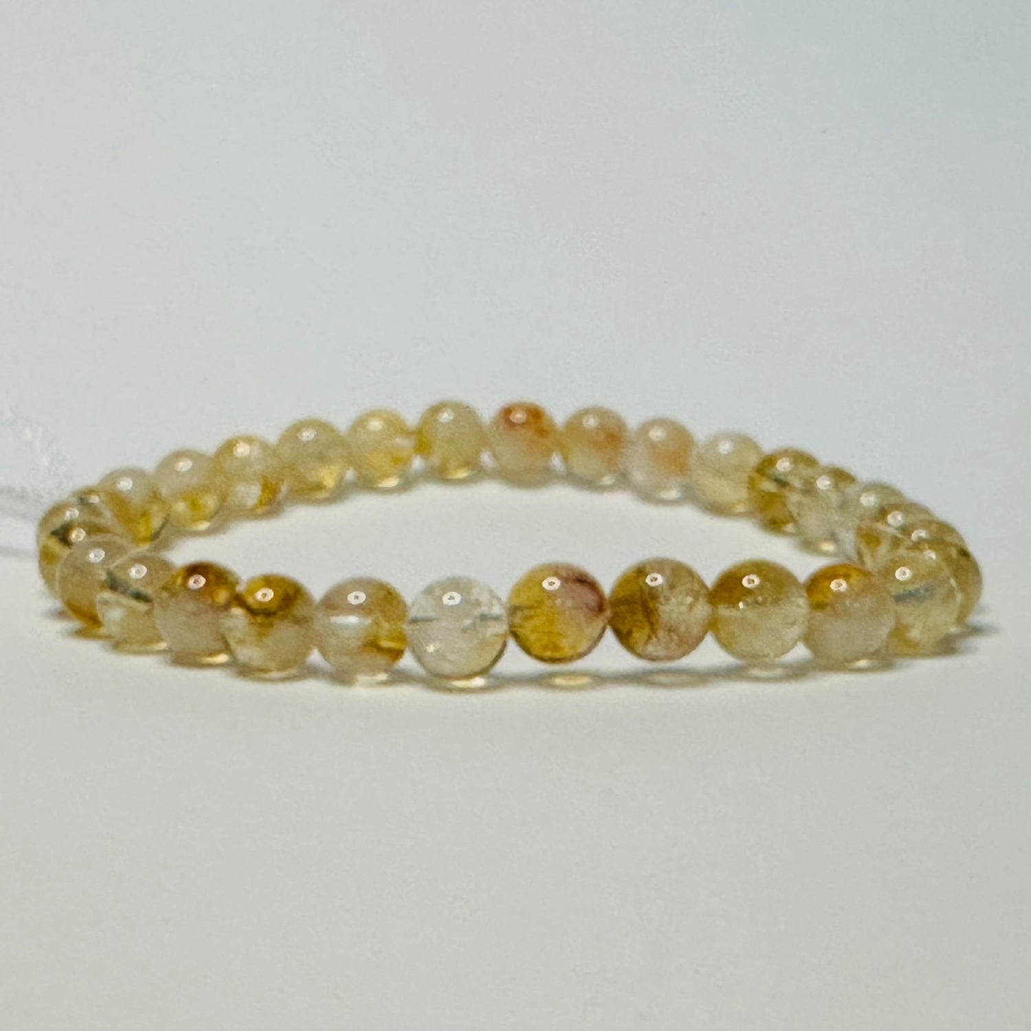 Citrine Semi Precious Beads Bracelet