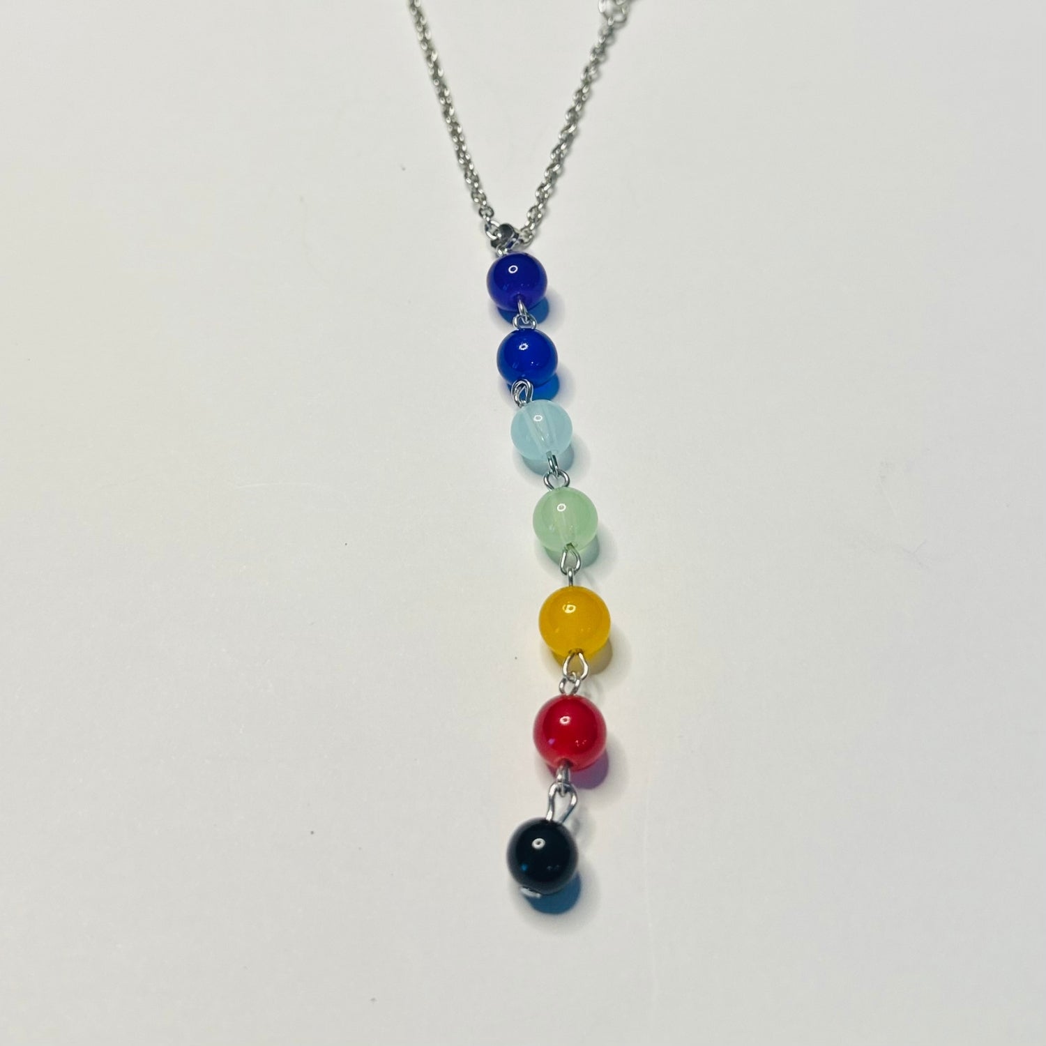 Chakra Beads Pendant and Chain