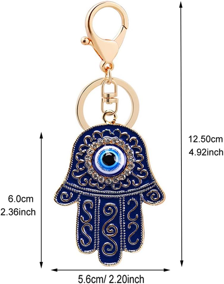 Hamsa Hand & Evil Eye Keychain