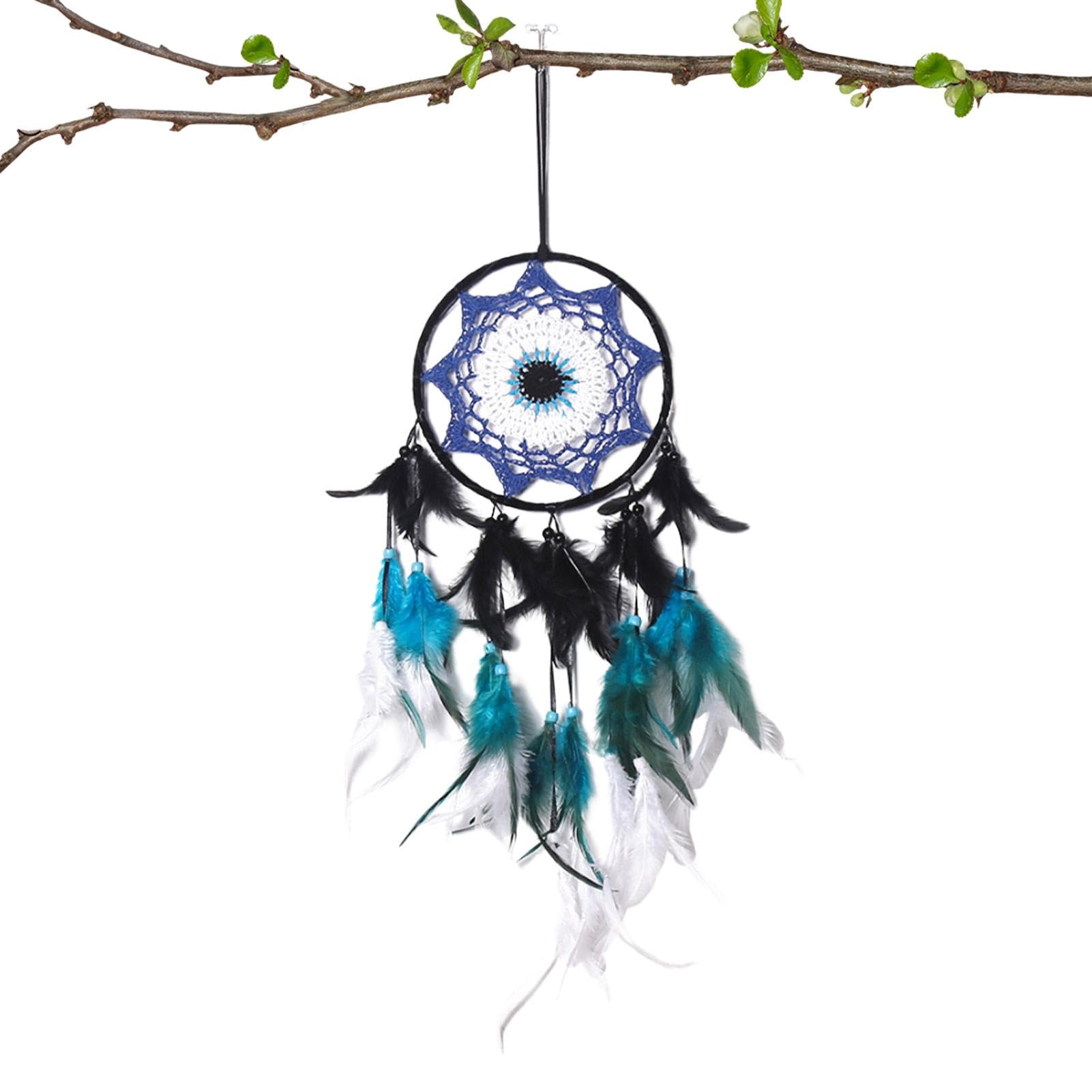 Blue & Black Feather Dream Catcher