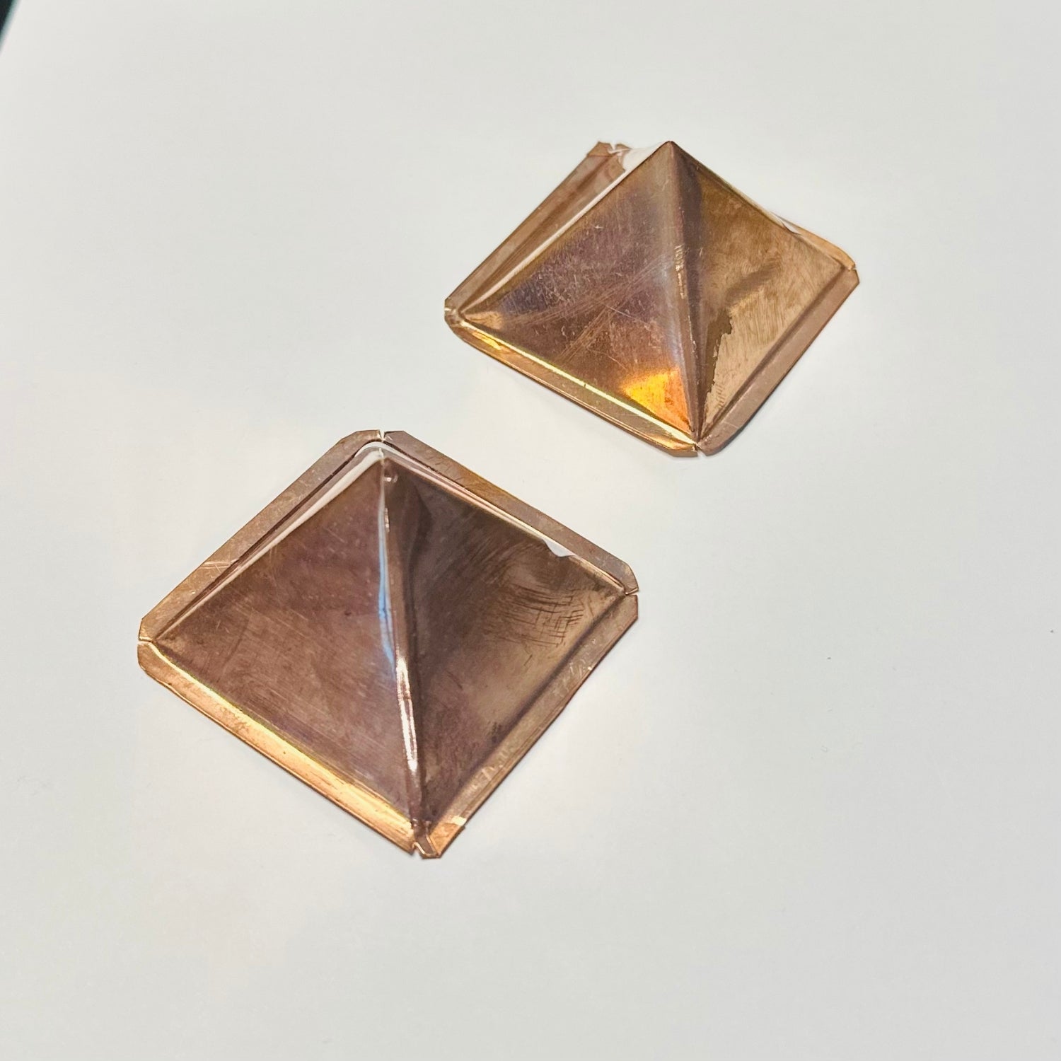 Copper Desk Pyramid