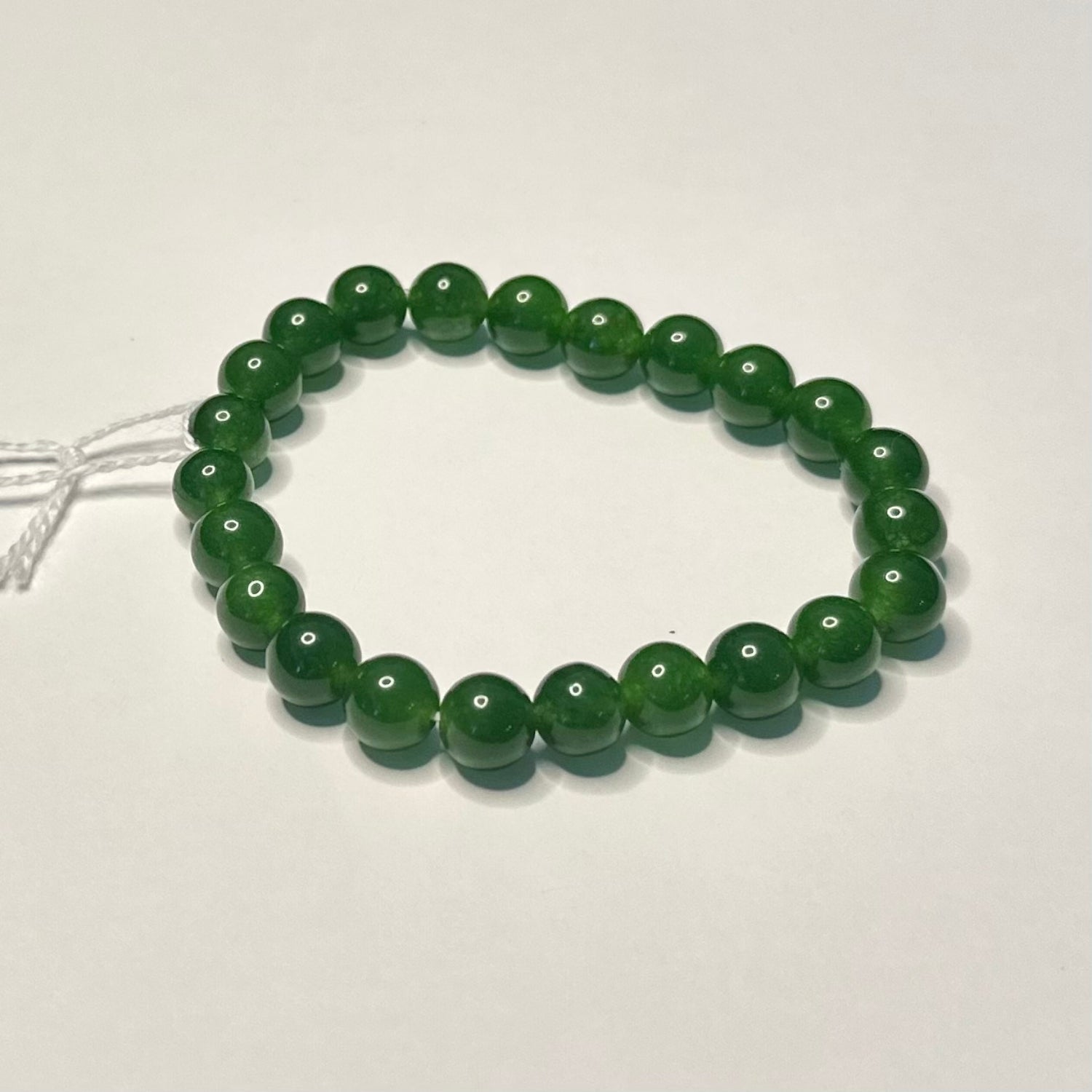 Green Jade Beads Bracelet