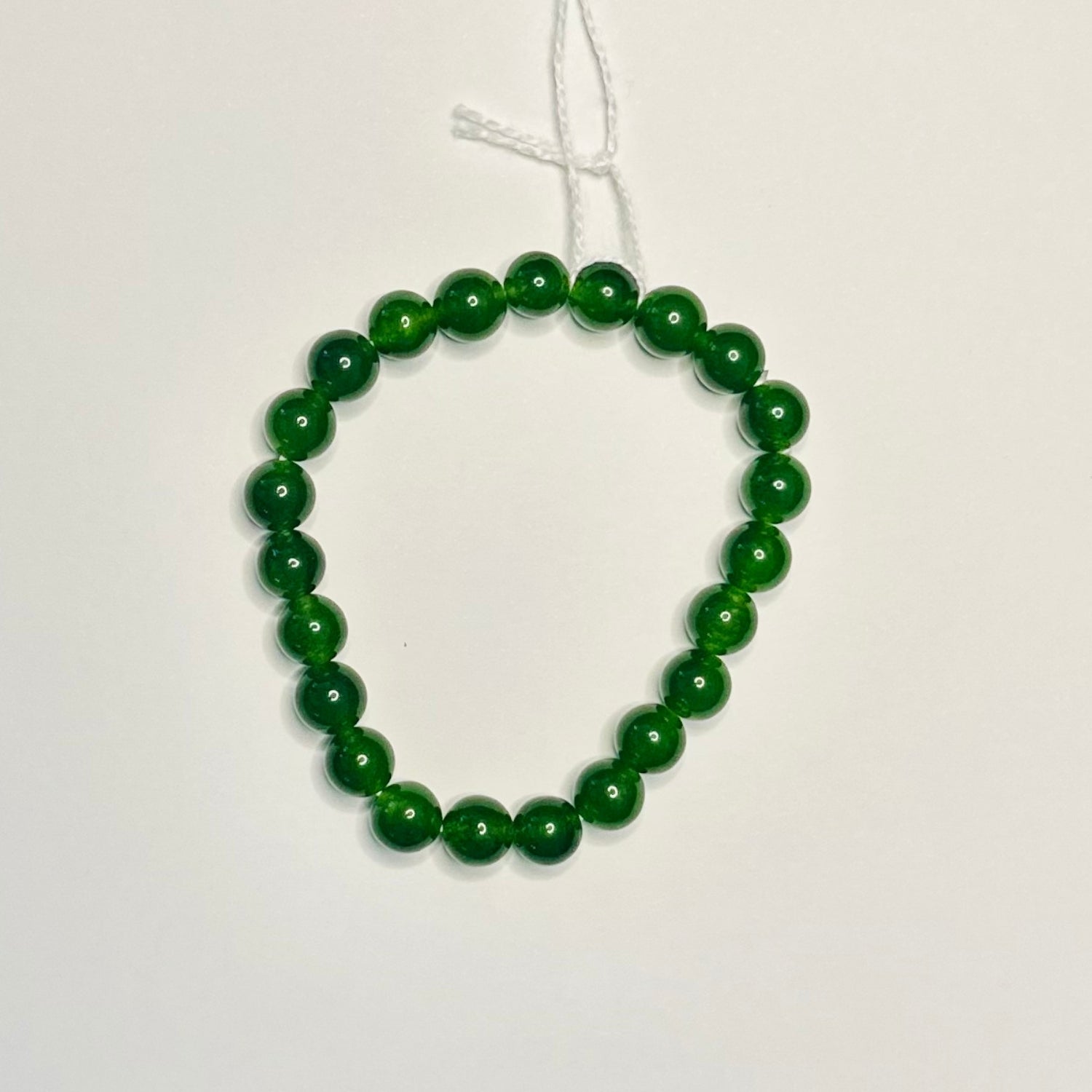 Green Jade Beads Bracelet