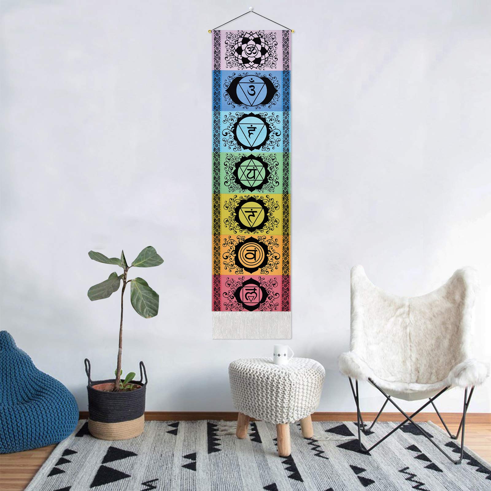 Chakra Wall Hanging 130 x 32.5 cm