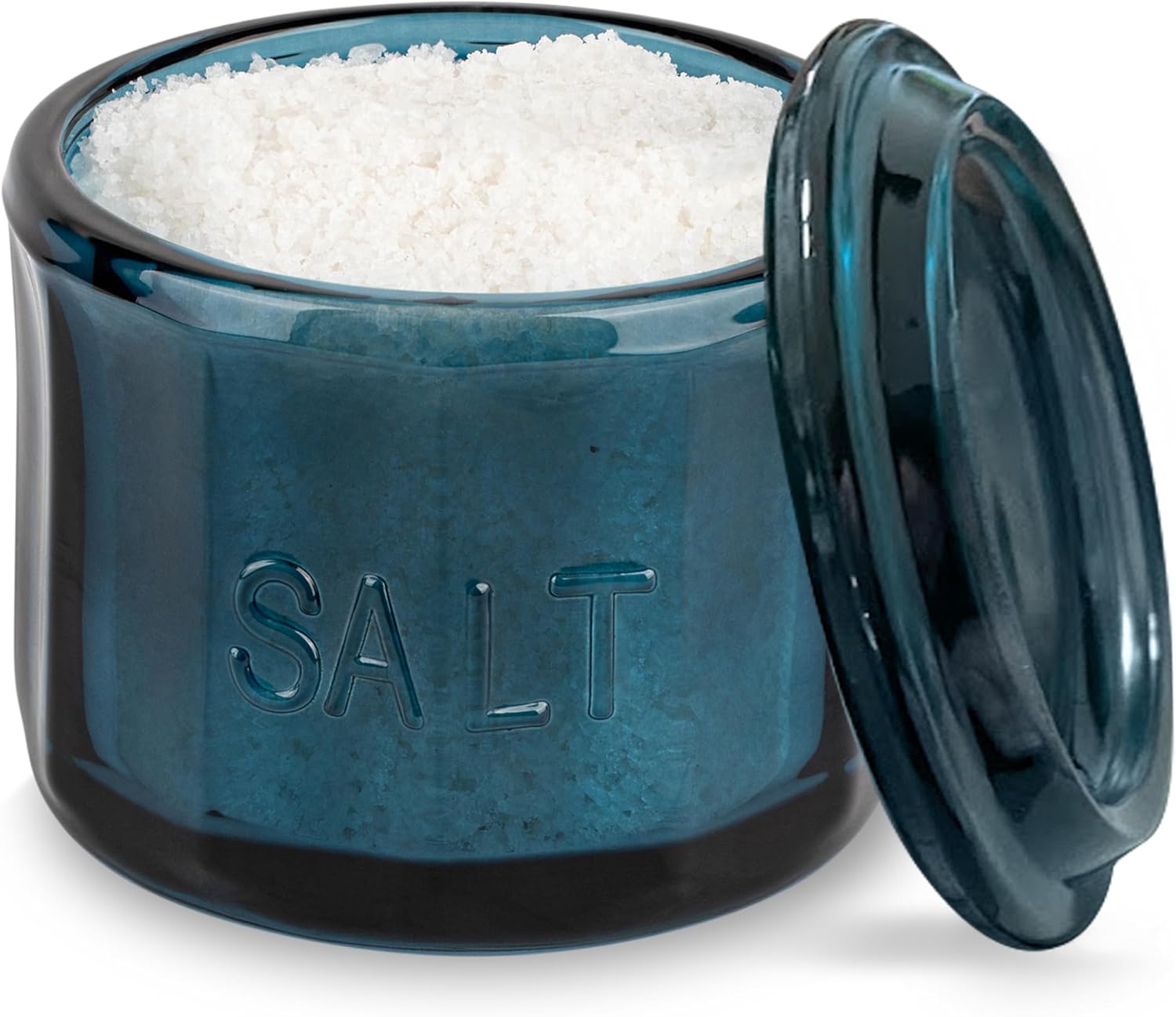 Glass Salt Cellar with Lid