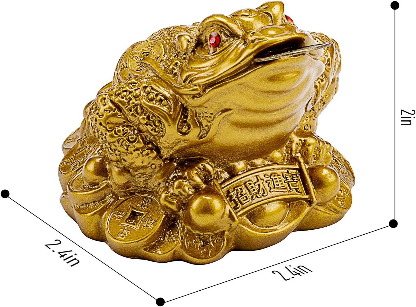 Feng Shui Lucky Money Frog