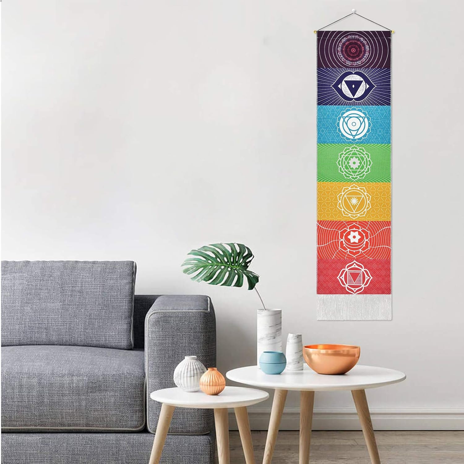 Chakra Wall Hanging 130 x 32.5 cm