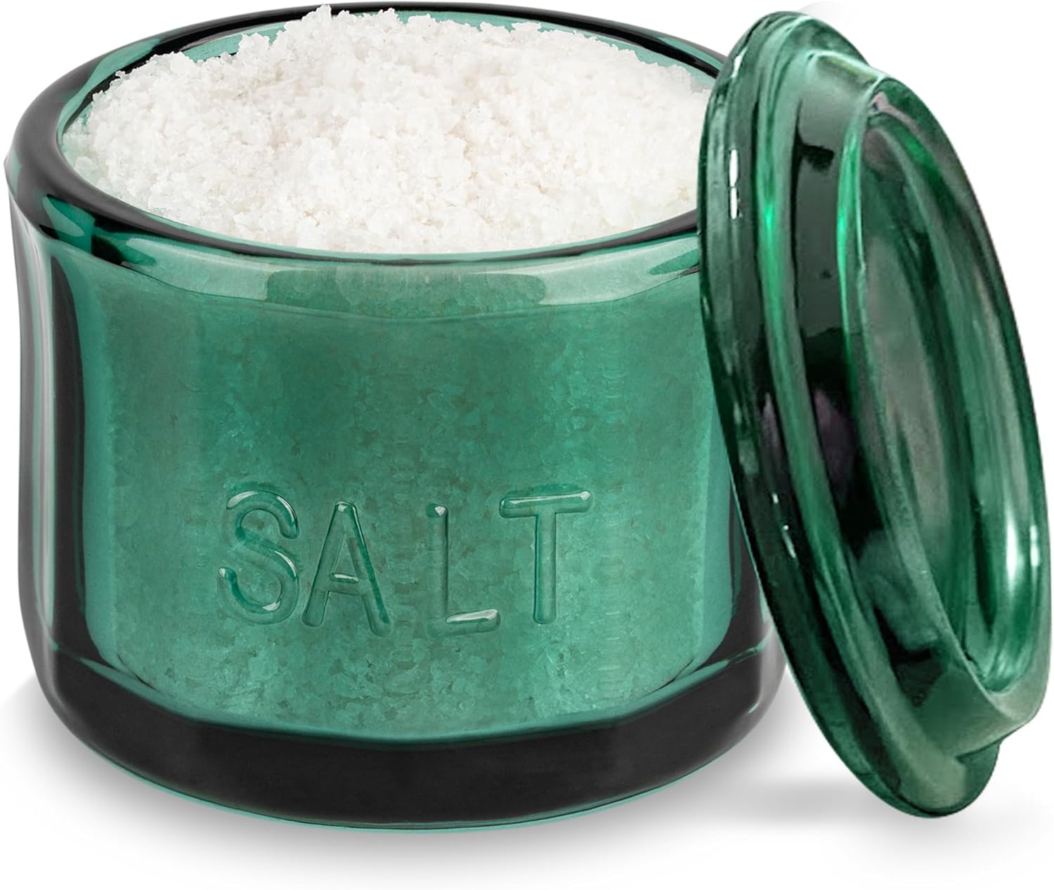 Glass Salt Cellar with Lid