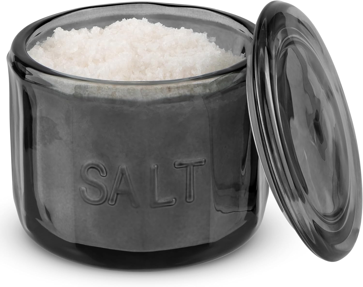 Glass Salt Cellar with Lid