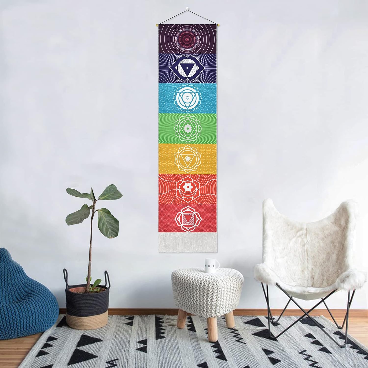 Chakra Wall Hanging 130 x 32.5 cm