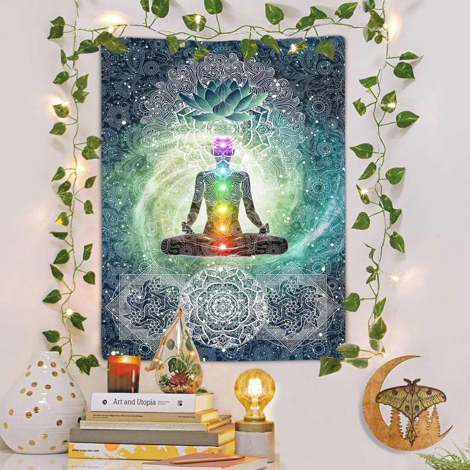 Zen Decor Tapestry Wall Hanging(90W X 70H)