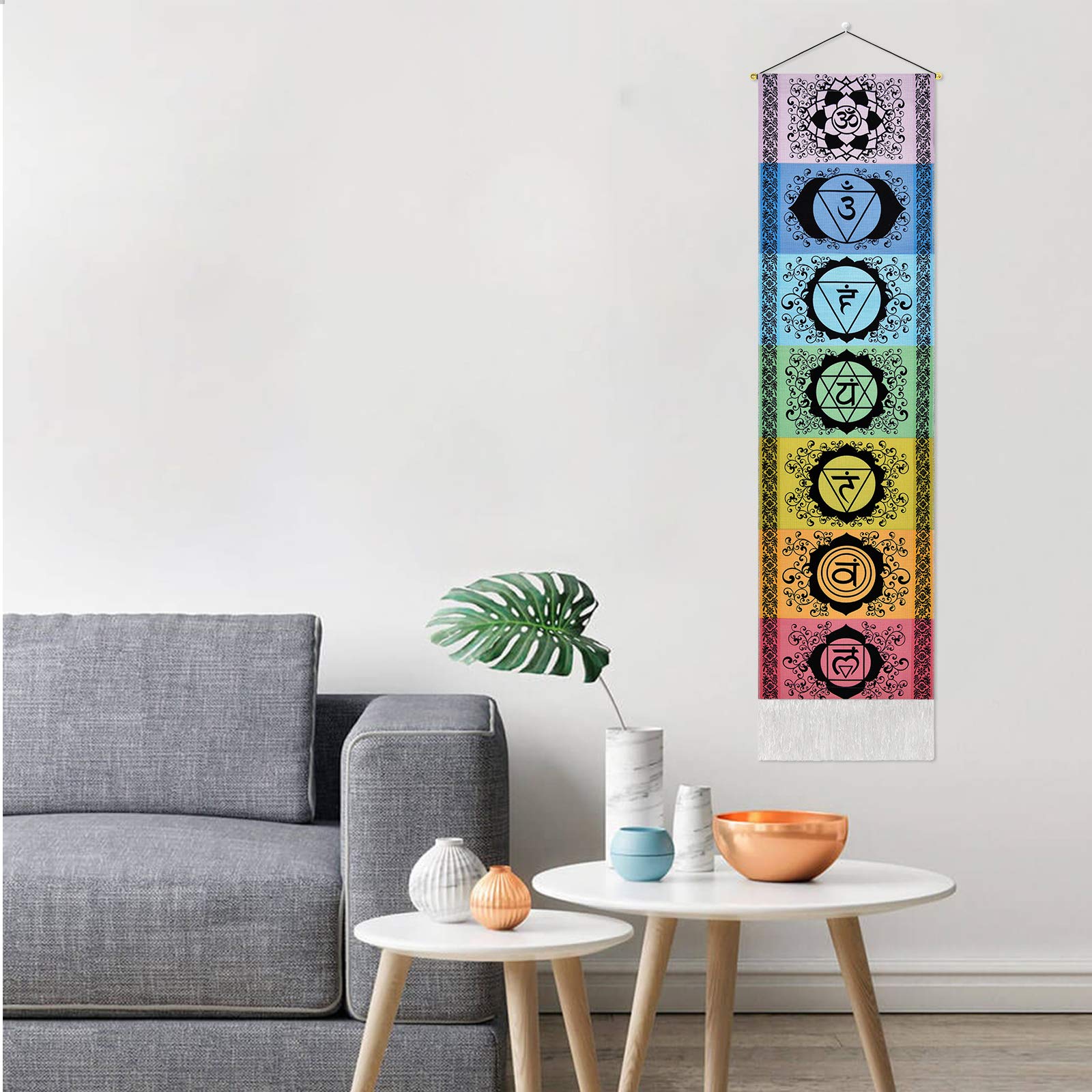 Chakra Wall Hanging 130 x 32.5 cm