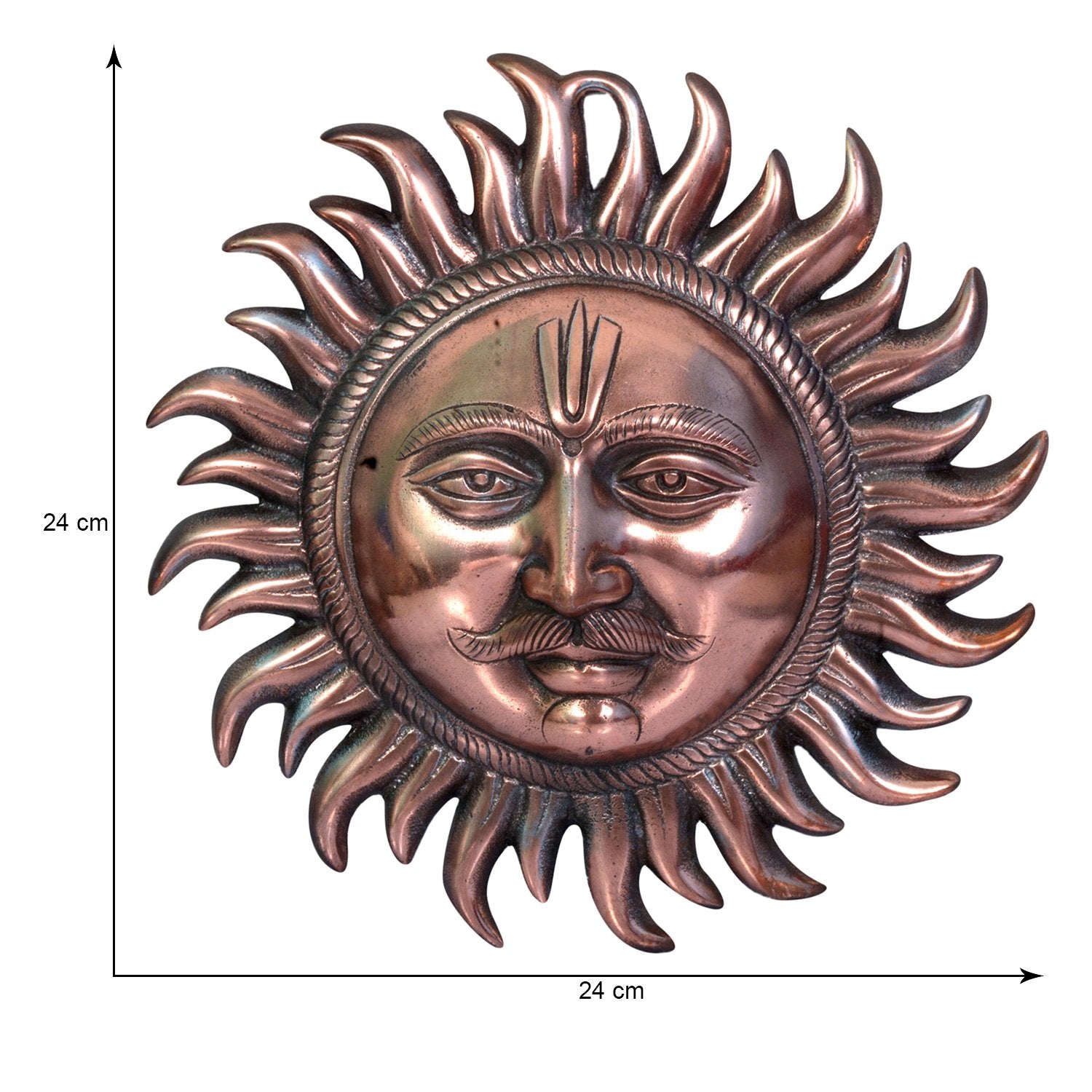 Metal Sun Idol Vastu Wall Decor