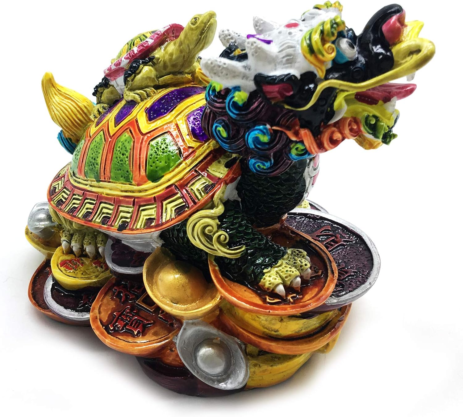 Feng Shui Dragon Turtle Statue