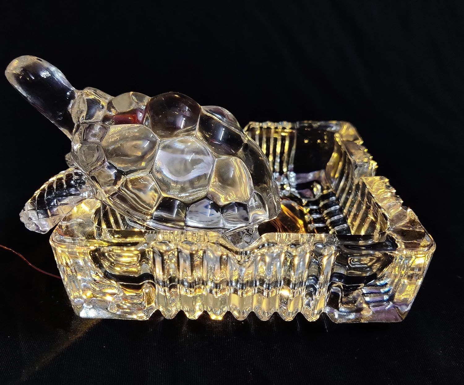 Feng Shui / Vastu Glass Crystal Turtle