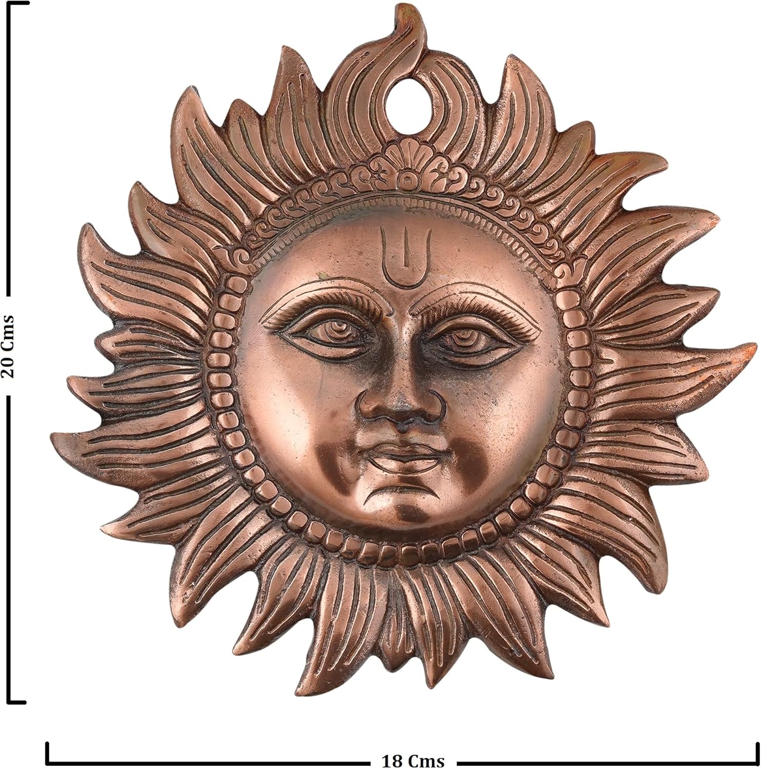 Metal Sun Idol Vastu Wall Decor