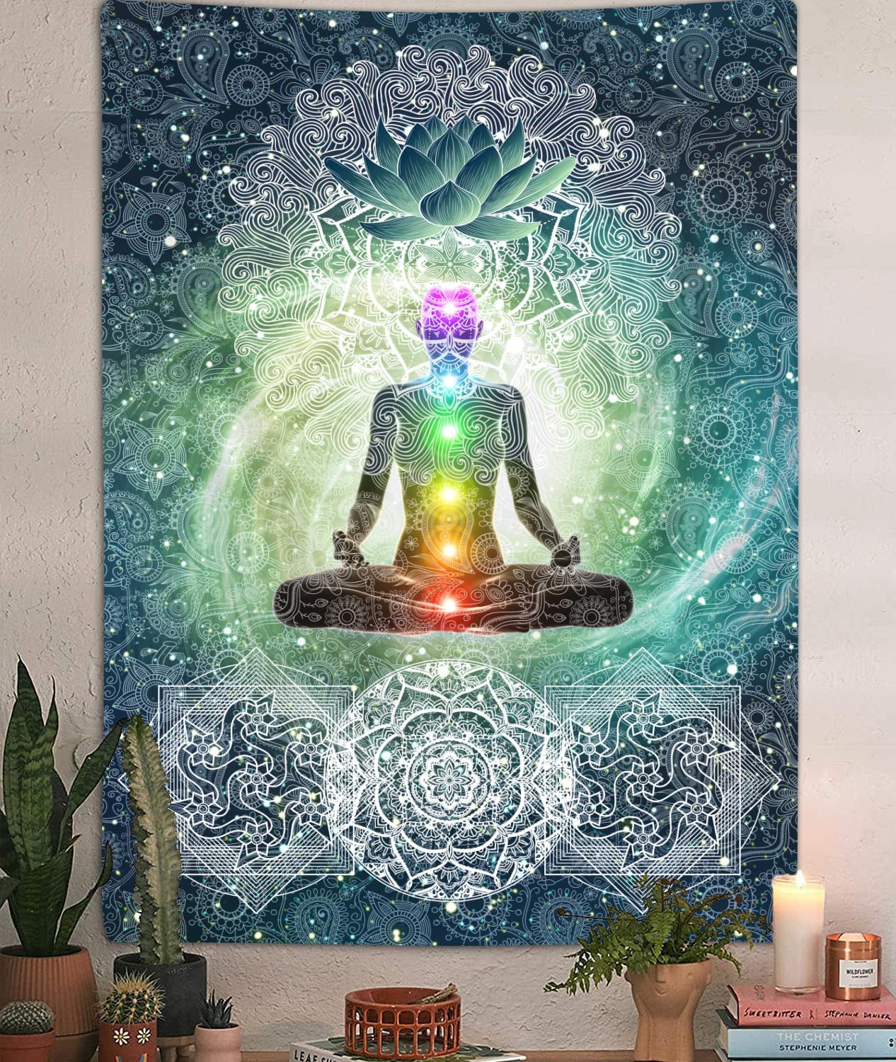 Zen Decor Tapestry Wall Hanging(90W X 70H)