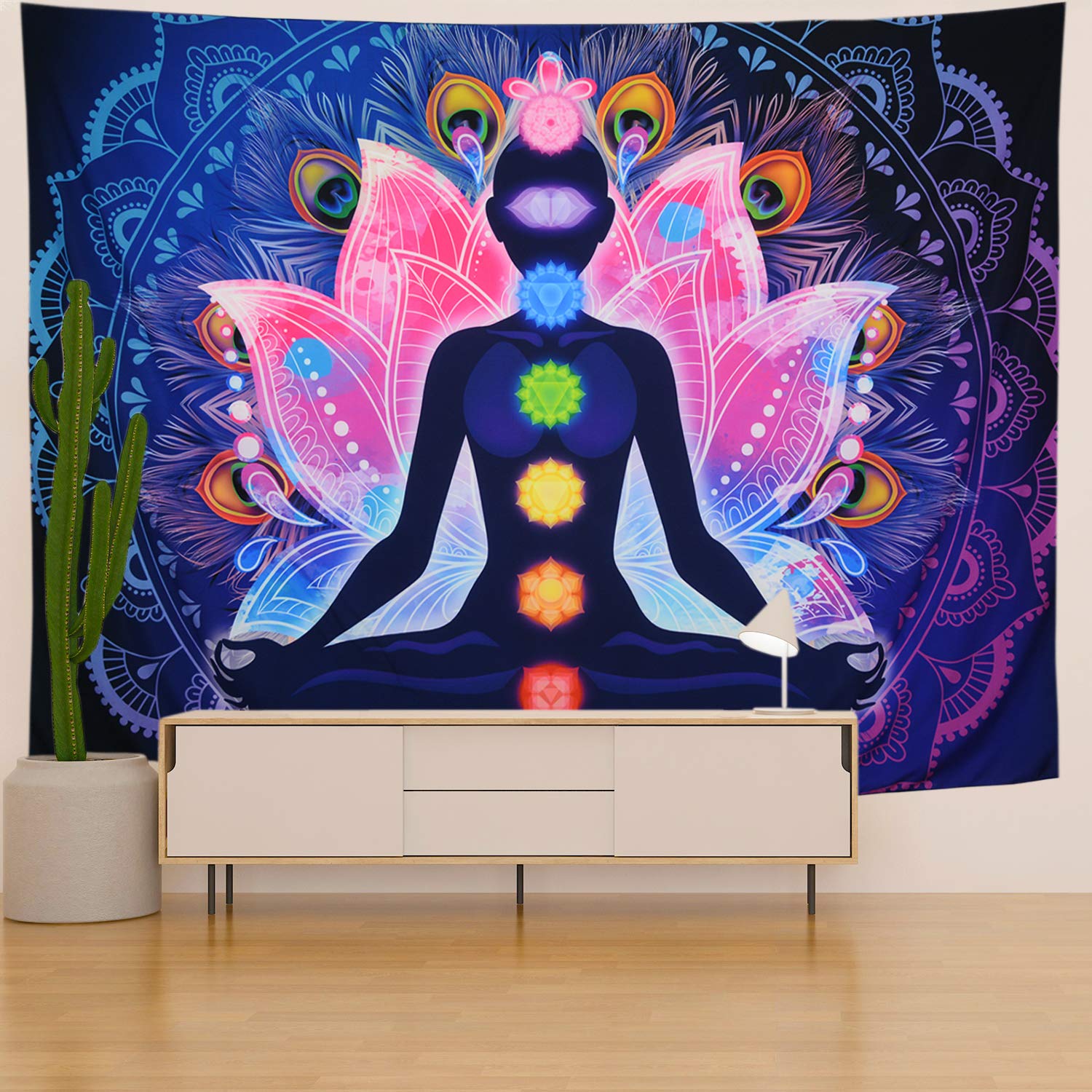 7 Chakra Tapestry Yoga Meditation Wall Tapestry(H59.1