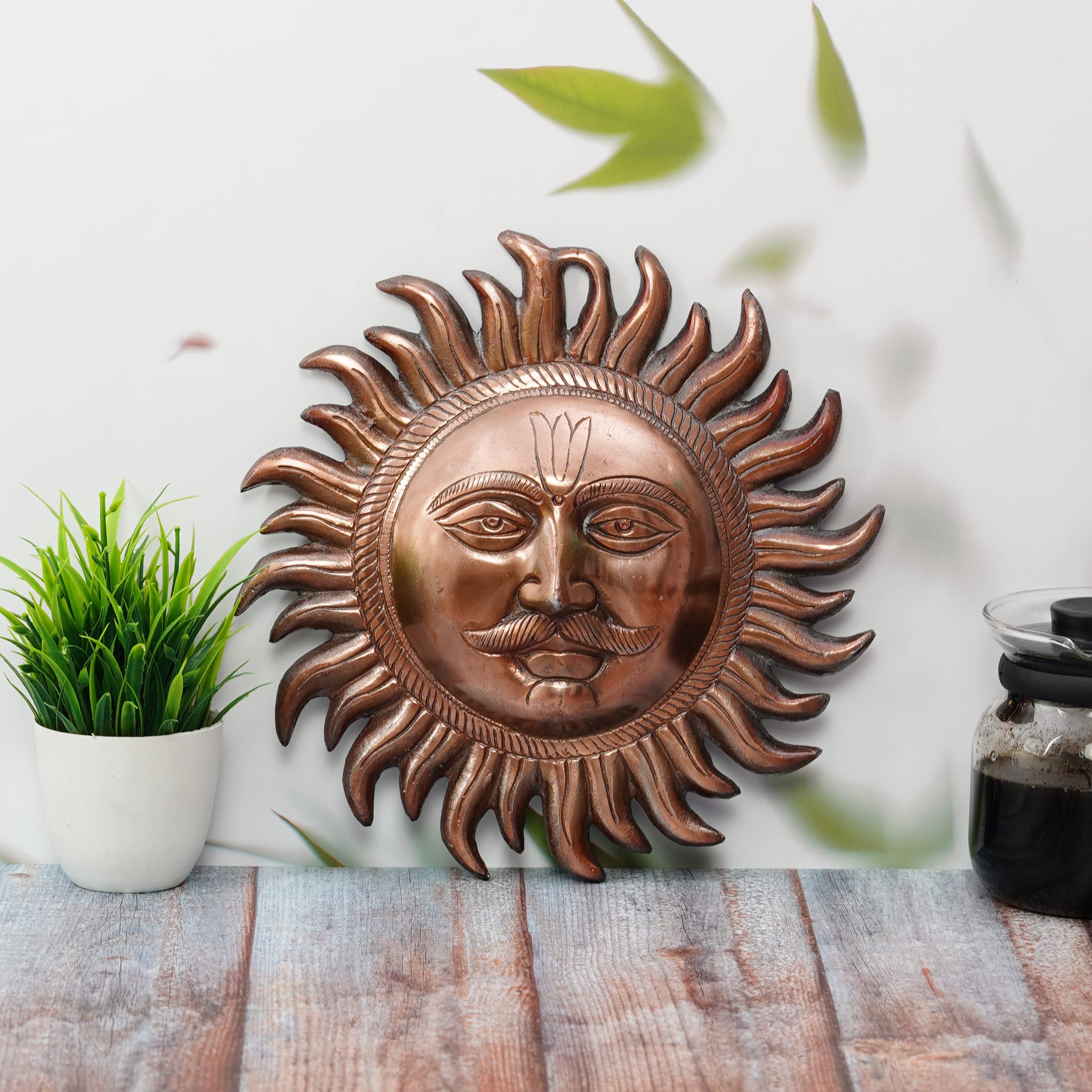 Metal Sun Idol Vastu Wall Decor