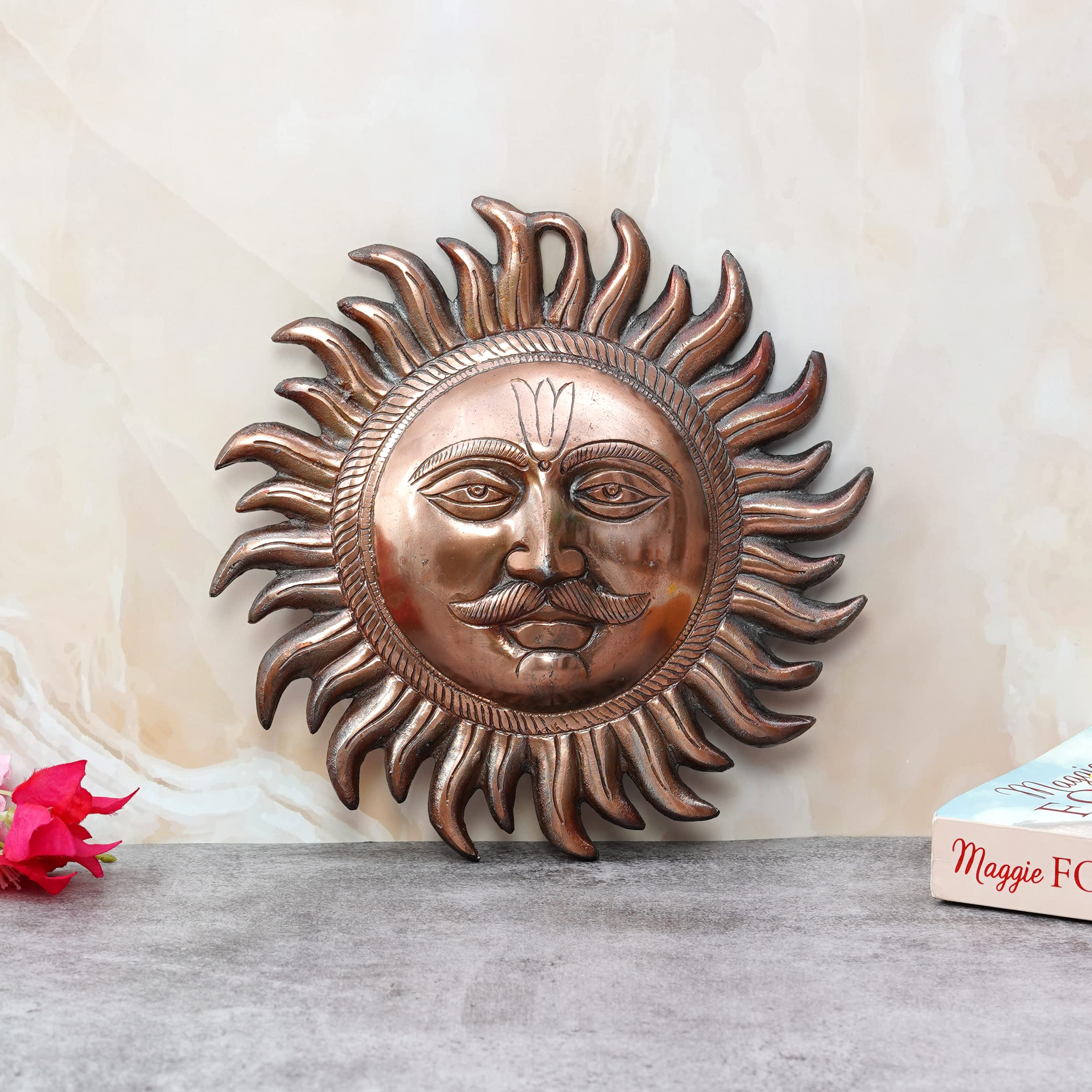 Metal Sun Idol Vastu Wall Decor